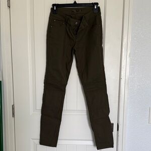 Prana Olive Skinny Brenna Pants size 4